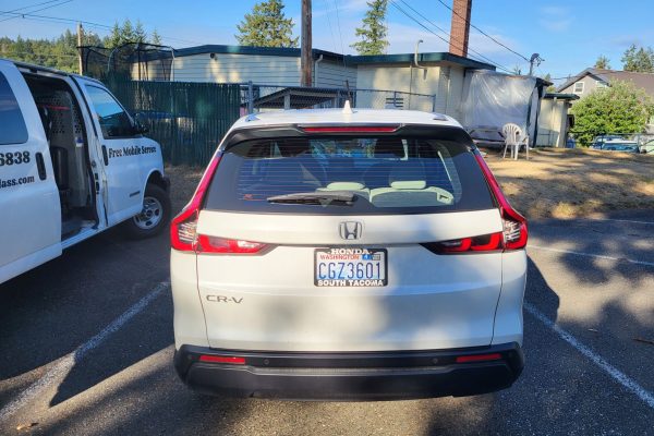 Honda CRV Back Glass Replaced